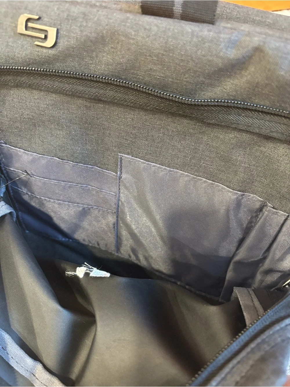 Solo New York Duane Hybrid Briefcase Backpack NWT Gray Laptop Bag Convertible